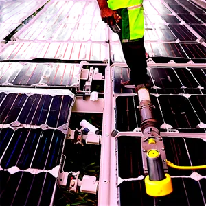 Solar Panel Maintenance Png Wau PNG Image