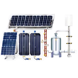 Solar Water Heating System Png Exk65 PNG Image