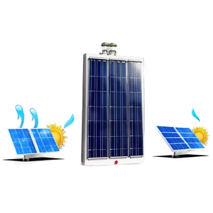 Solar Water Heating System Png Lar PNG Image