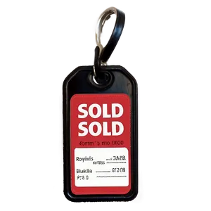 Sold Tag Png Mfw99 PNG Image