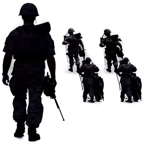 Soldier Marching Silhouette Png Bvh23 PNG Image