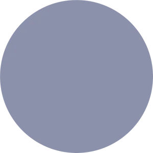 Solid Blue Circle Graphic PNG Image