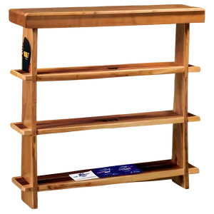 Solid Wood Shelf Selections Png Svq15 PNG Image