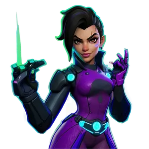 Sombra Overwatch Anniversary Png Lug89 PNG Image