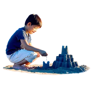 Son Building Sandcastle Png 06242024 PNG Image