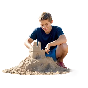 Son Building Sandcastle Png 06242024 PNG Image