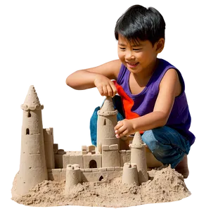 Son Building Sandcastle Png 72 PNG Image