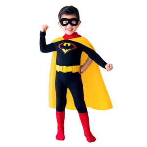 Son Wearing Superhero Costume Png 47 PNG Image