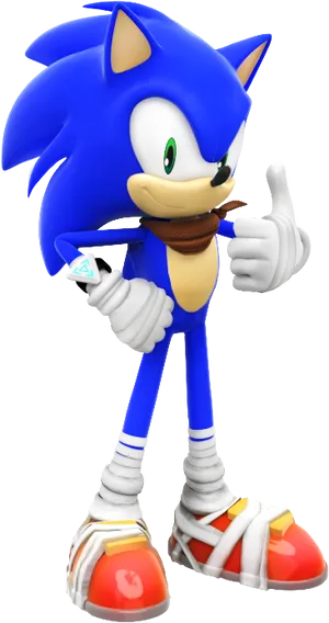 Sonic Boom Character Pose PNG Image