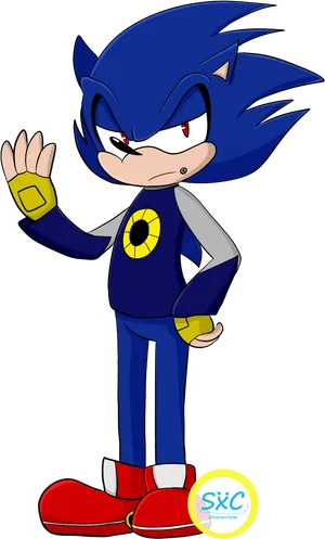 Sonic_ Character_ Animation_ Pose PNG Image