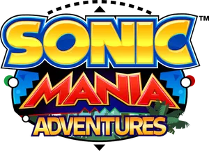 Sonic Mania Adventures Logo PNG Image