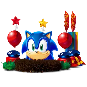 Sonic Party Centerpiece Ideas Png 15 PNG Image