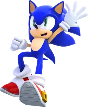 Sonic The Hedgehog Classic Pose PNG Image