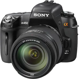 Sony Alphaa450 D S L R Camera PNG Image