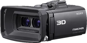 Sony3 D N X C A M Camcorder PNG