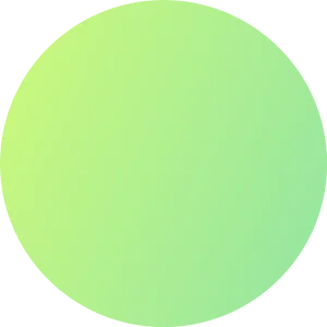 Soothing Green Circle Graphic PNG Image