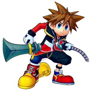 Sora Kingdom Hearts 3 Png Pdn PNG Image