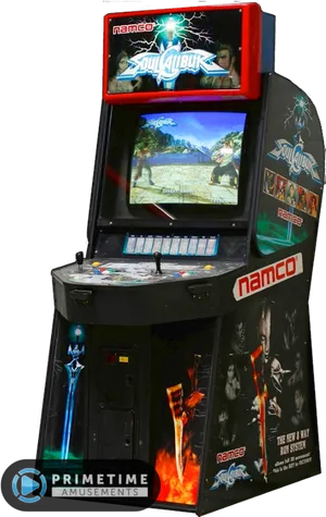 Soul Calibur Arcade Machine PNG Image