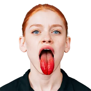 Sour Face Tongue Reaction PNG Tft72 PNG