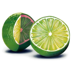 Sour Lime Wedge Png Sxf PNG Image