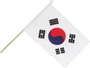 South Korean Flagon Pole PNG Image