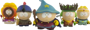 South Park Figurines Fantasy Costumes PNG Image