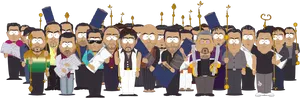 South Park Persian Club Cartoon PNG Image