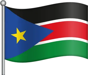 South Sudan National Flag PNG Image