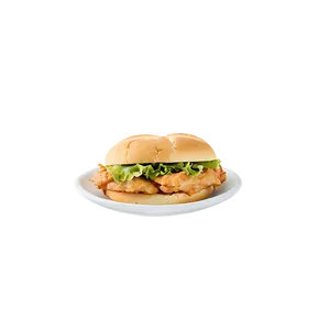 Southern Style Chicken Sandwich Png Njf31 PNG Image