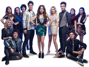 Soy Luna Cast Group Photo PNG Image