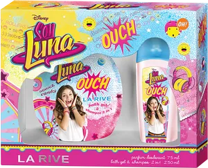 Soy Luna Cosmetics Packaging PNG Image