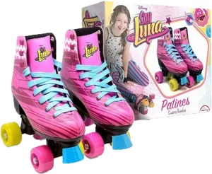 Soy Luna Roller Skates Packaging PNG Image