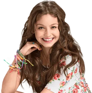 Soy Luna Smiling Character PNG Image