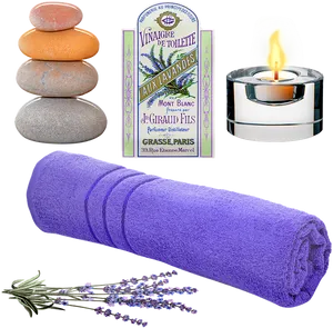 Spa Essentials Lavender Theme.png PNG Image