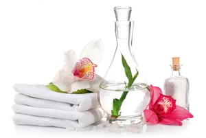 Spa Essentials Orchidsand Oils PNG Image