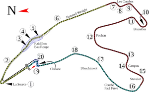 Spa Francorchamps_ Circuit_ Map PNG Image