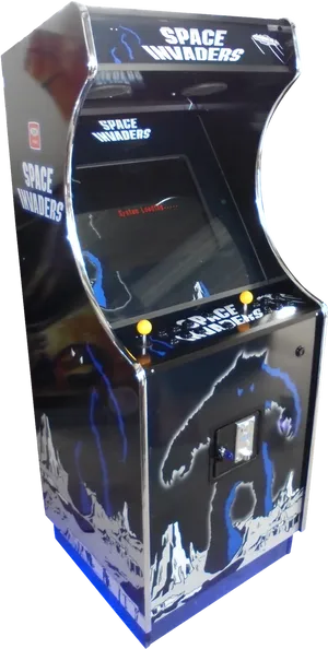 Space Invaders Arcade Machine PNG Image