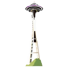 Space Needle A PNG Image