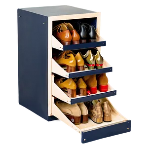 Space Saving Shoe Cabinet Png Jwv34 PNG Image