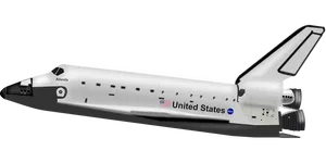 Space_ Shuttle_ Atlantis_ Profile_ View PNG