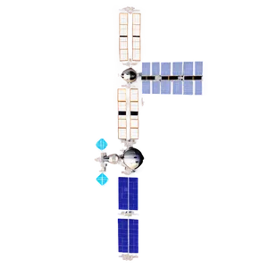 Space Station In Star Field Png Gjg PNG Image