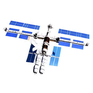 Space Station With Satellites Png 26 PNG Image