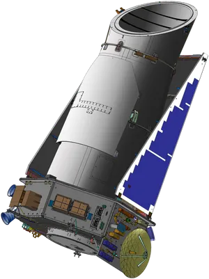 Space Telescope Illustration PNG Image