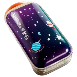 Space Theme Pencil Case Png Vvs PNG Image