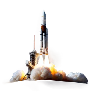 Spacecraft Launch Graphic Png 06292024 PNG Image