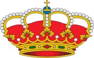 Spanish Royal Crown Illustration PNG Image