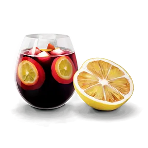 Spanish Sangria Png Wbw PNG Image