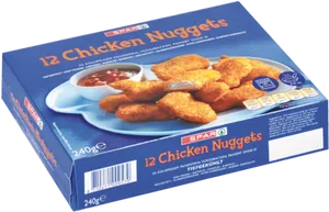 Spar Brand Chicken Nuggets Box PNG Image