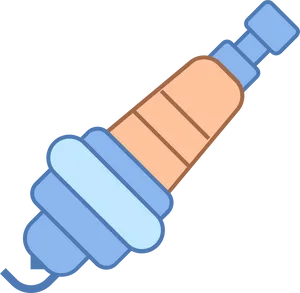 Spark Plug Graphic PNG Image