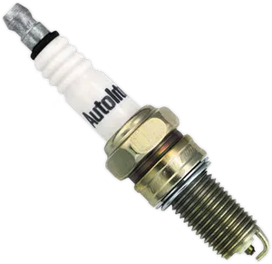 Spark Plug Isolatedon White Background PNG Image